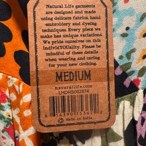 Natural Life Multicolor Floral Dress